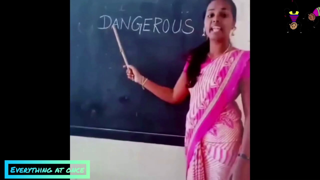 Funny talented english  teacher