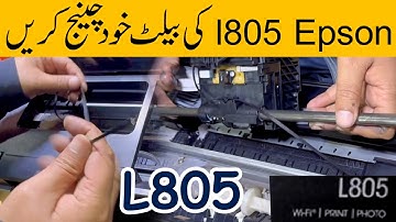 Epson L805, 1390, L1800 Ki Belt Kese Change Kartay Hen l How To Change Belt Of Epson L805 Printer.