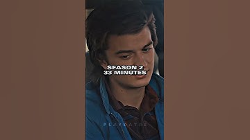 Steve Harrington Screen Time #strangerthings #steveharrington #eleven