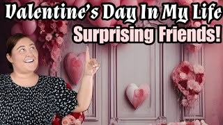 Valentine’s Day In My Life| Surprising Friends | Gift Ideas | DITL | Vlog |Sylvia And Koree Bichanga