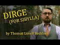 Dirge for sibylla by thomas lovell beddoes graveyard poetry