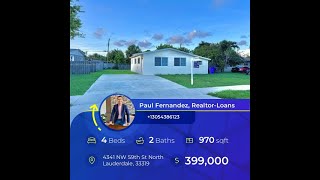 Check out my listing Address: 4341 NW 59th St