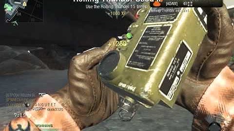 Black Ops: Rolling thunder multi kill plus lucky tomahawk