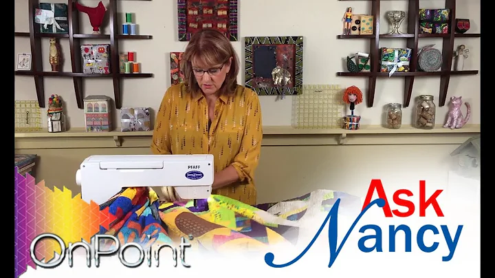 Managing a Large Quilt for Machine Quilting