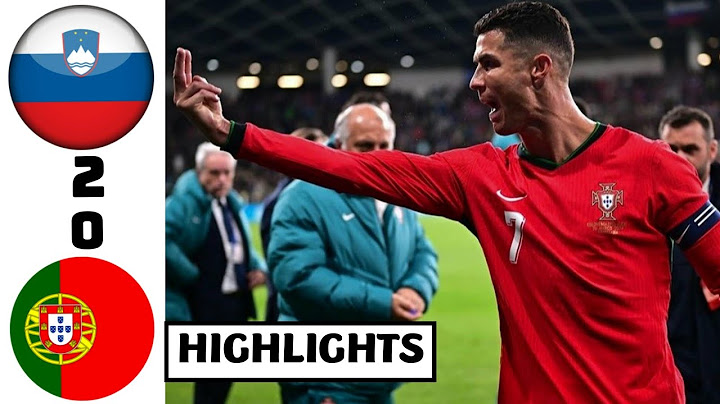 Slovenia vs Portugal (2-0) Goals & Highlights: 😡Ronaldo Angry Reactions at Full Time
