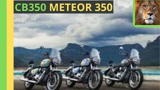 Motos retro  HONDA cb350 highness 2023 vs Royal Enfield meteor 350 |  consumos y precios