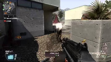 Call of Duty Black Ops 2 CTF League gameplay, Returning the flag 3vs1 on Raid