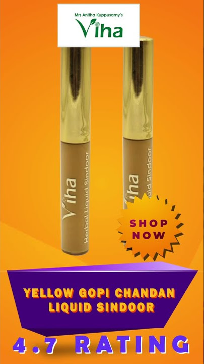 Viha Authenic & Natural Gopi Chandan Liquid Sindoor | Viha Online Products | Anitha Kuppusamy Viha