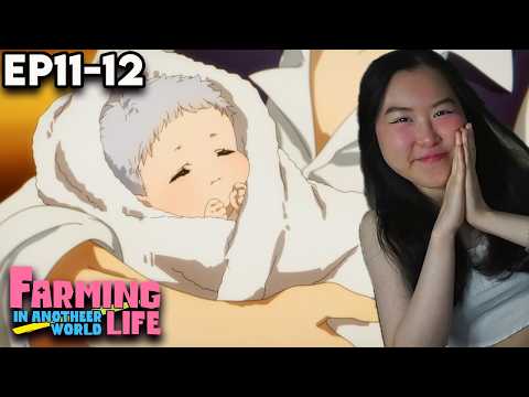 CUTEST FINALE!!!❤️ Farming Life In Another World Episode 11-12 REACTION!