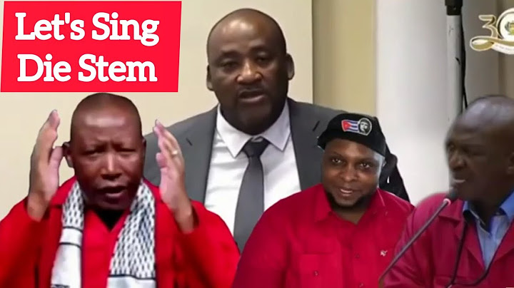 Gayton MacKenzie Sports Minister Told EFF To Forget About National  Anthem Changes