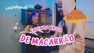 FAZENDO MASSA DE MACARRÃO DO ZERO