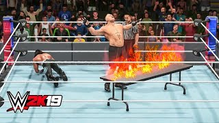 How to Fire Table in WWE 2K19 screenshot 1