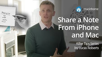 How to Share a Note From the Notes app on iPhone and Mac