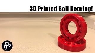 Print in Place Ball Bearing! | Functional 3D Print