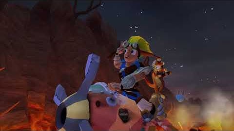 Jak and Daxter: The Precursor Legacy-Fire Canyon 100%