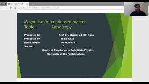 Anisotropy and its types