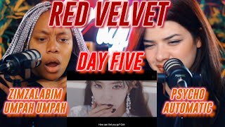 7 DAYS WITH RED VELVET - Zimzalabim, Umpah Umpah, Psycho and Automatic MV reaction