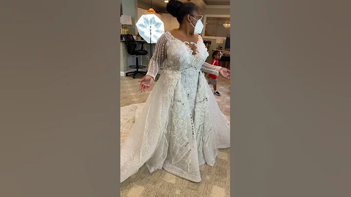 Janay Peebles Custom Wedding Gown with Detachable ...