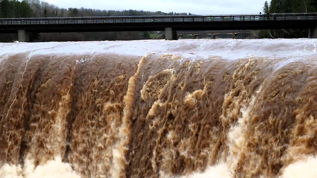 Kakabeka Falls after 3 days and 100mm of rainfall YouTube