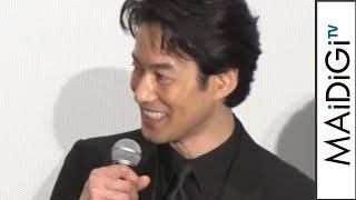 竹野内豊、コミカルな刑事役　周防監督も「そんな芝居するの？」と驚き　映画「カツベン」完成披露舞台あいさつ