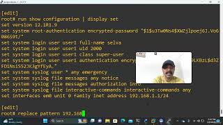 Junos Replace , Rename and Copy