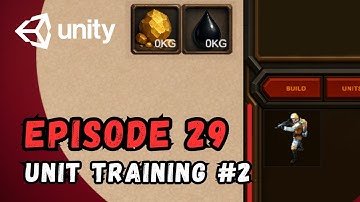 RTS Game Tutorial | Unity | Episode 29 - Unit Training #2