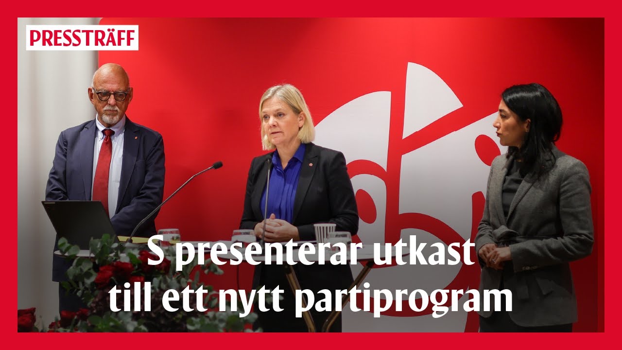 LIVE: S tionde partiprogram stakar ut en ny riktning för Sverige – och ...