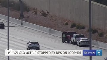 10-year-old driver stopped by DPS troopers after pursuit on Loop 101