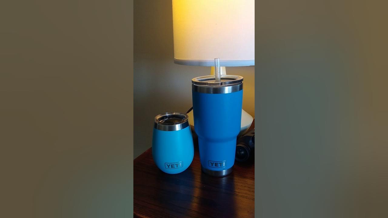 Yeti Rambler Tahoe Blue vs. Reef Blue 