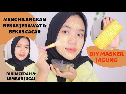 DIY MASKER JAGUNG - CARA MENGHILANGKAN BEKAS JERAWAT SECARA ALAMI & CEPAT | indrimeiliana