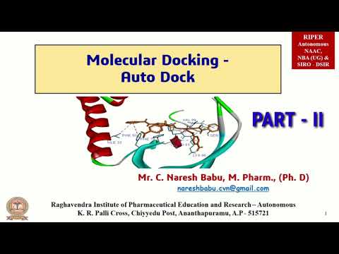 Molecular Docking by Auto Dock Part - II @ PDBQT conversion, GPF, DPF, GLG, DLG
