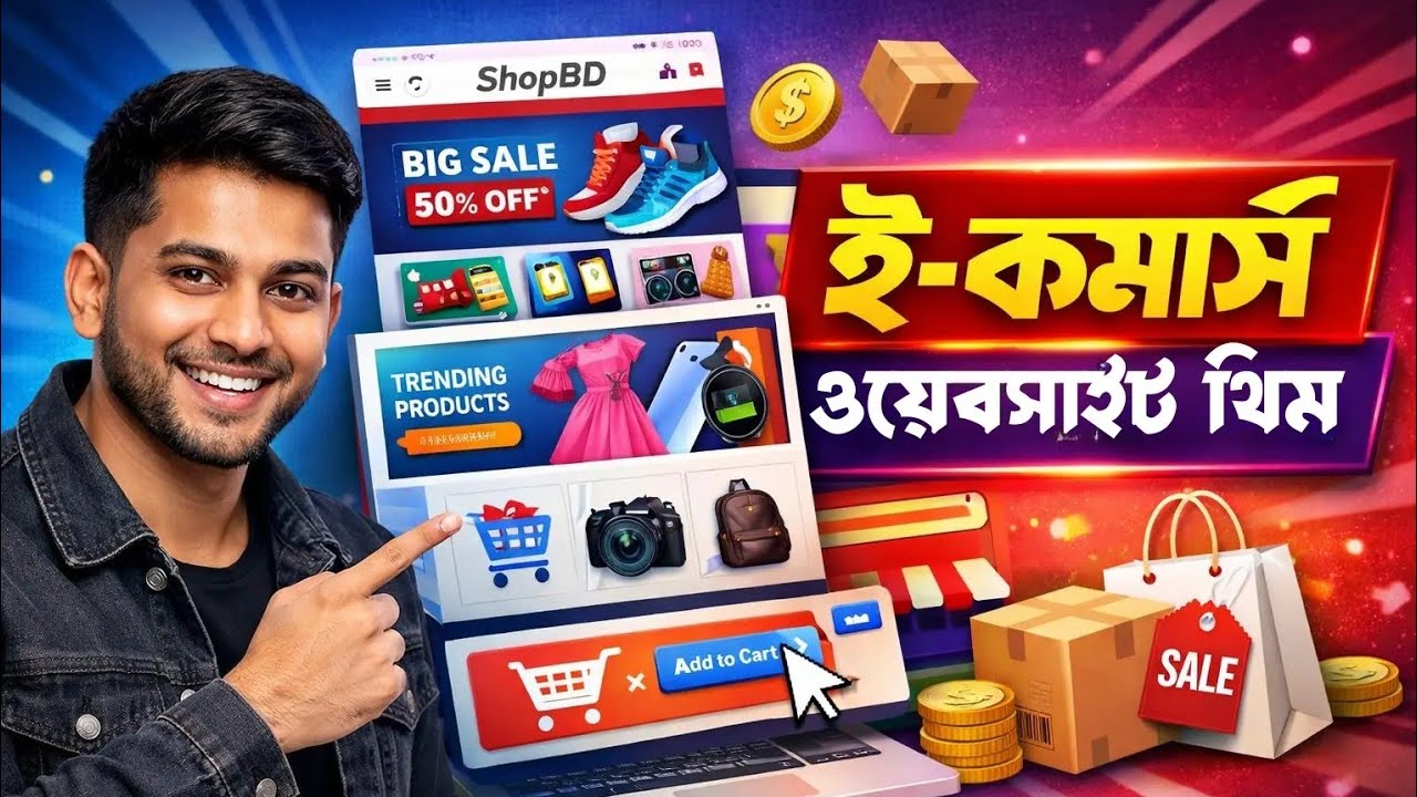 Best Ecommerce Website wordpress Template 2026 How to make E-commerce Website Tutorial 2026