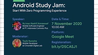 Android Study Jam: Start With Zero Programming Experience screenshot 3