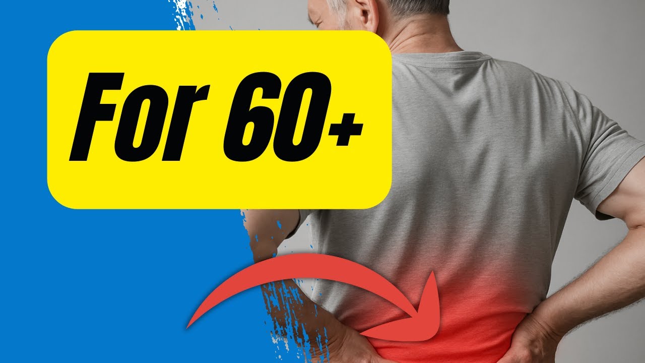 4 BEST STRETCHES for LOWER BACK PAIN (Safe for Seniors 60+) - YouTube