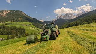 Rundballensilage 2k23 in Südtirol  ☘ | Fendt | McHale | John Deere | Reform