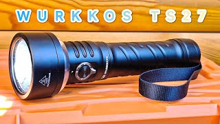 видео: WURKKOS TS27 Ручной аккумуляторный многофункциональный дальнобойный фонарь  с RGB режимами картинка: WURKKOS TS27 Ручной аккумуляторный многофункциональный дальнобойный фонарь  с RGB режимами