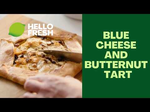Rustic Blue Cheese and Butternut Squash Tart | Cook With Us | HelloFresh