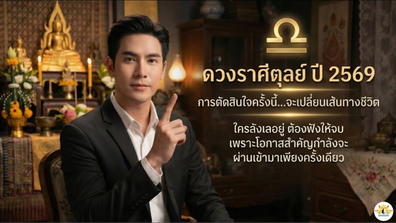 ดวงราศีตุลย์ ปี 2569 การตัดสินใจครั้งนี้ จะเปลี่ยนเส้นทางชีวิต#ดูดวง #ราศีตุลย์ #astrology 