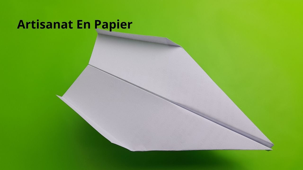 Avion en Papier 2024 - Avion en Papier Facile a Faire Qui Vole Bien