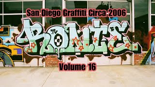 San Diego Graffiti Volume 16 Circa 2006 CameraMan George Camera Clan
