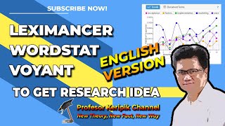 How to write Research Journal Idea use Leximancer, Wordstat, Voyant with New Methods (Sub Indo)