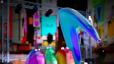 Blob Opera but Blue gets sent to another dimension