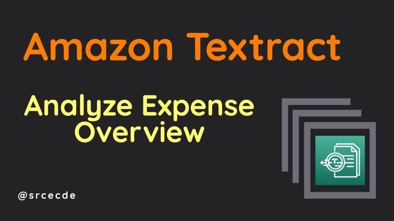 Analyze Expense overview - Amazon Textract - YouTube