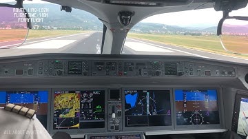 It cant be done quicker !! 15 second Takeoff in Florence in the amazing A220!