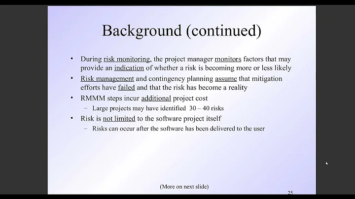 SE=2.13-Risk Mitigation, Monitoring and Management (RMMM) Plan