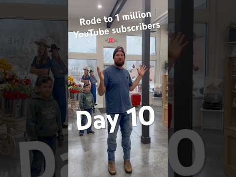 Day 10 on the road to 1,000,000 subscribers!