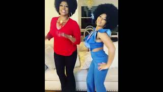 THELMA FROM GOODTIMES & HER DAUGHTER DANCING