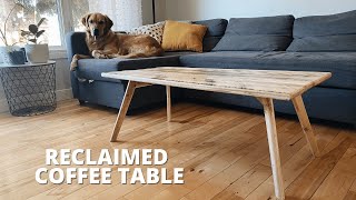 reclaimed coffee table // #rubbishwood21