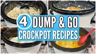 4 UNBELIEVABLE DUMP & GO CROCKPOT MEALS