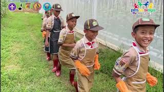 Salam Pramukahai Sobat Pramuka Jawa Tengahkami Barung Merah Dari Sd Negeri 2 Papringan Kwarr 1
